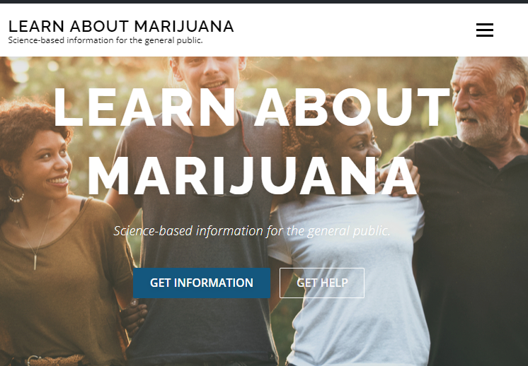 Learn About Marijuana home page