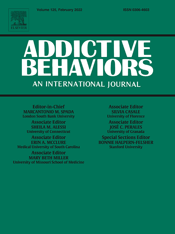 Addictive Behaviors cover