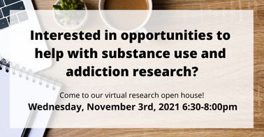 Interested in opportunities to help with substance use and addiction research?