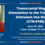 CTN-0108: Transcranial Magnetic Stimulation in the Treatment of Stimulant Use Disorder