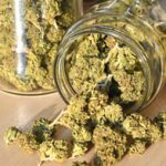 Jars of cannabis