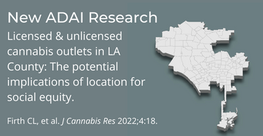 New ADAI Research with map of LA County and title of paper
