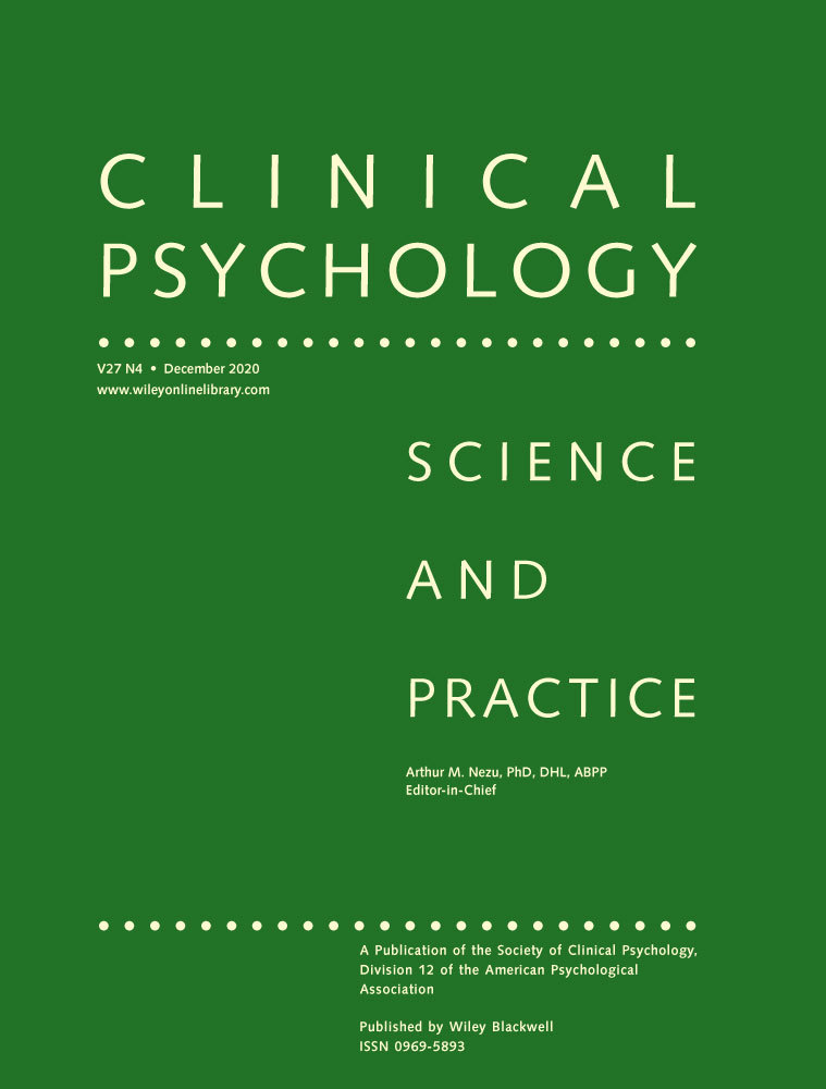 Clinical Psychology Science and Practice 