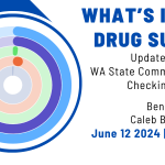 What's in the Drug Supply? Webinar June 12, 2024, 2-3pm PT.