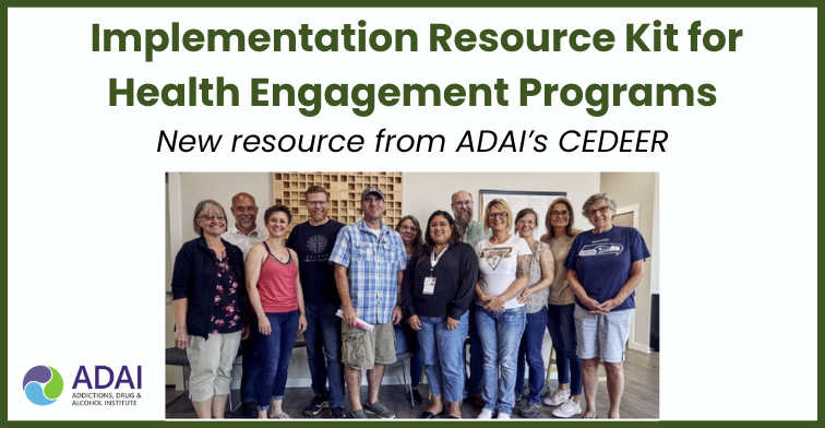 Implementation Resource Kit for Health Engagement Programs - New resource from CEDEER