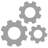 icon of three gears working together