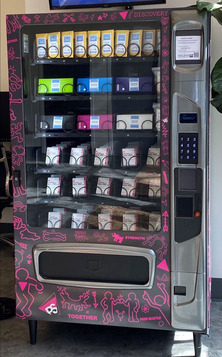 Naloxone vending machine